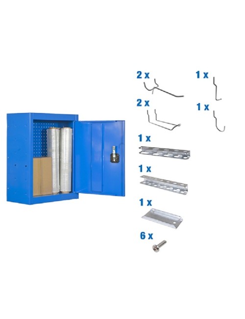 PACK CABINET TOOLS PANNEL 500MM AZUL+ 9