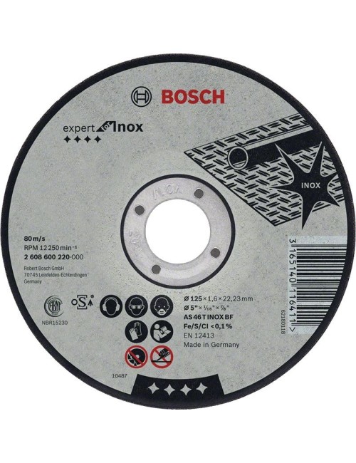 BOSCH DISCO DE CORTE EXPERT A 60R 76X1X10 mm FOR INOX