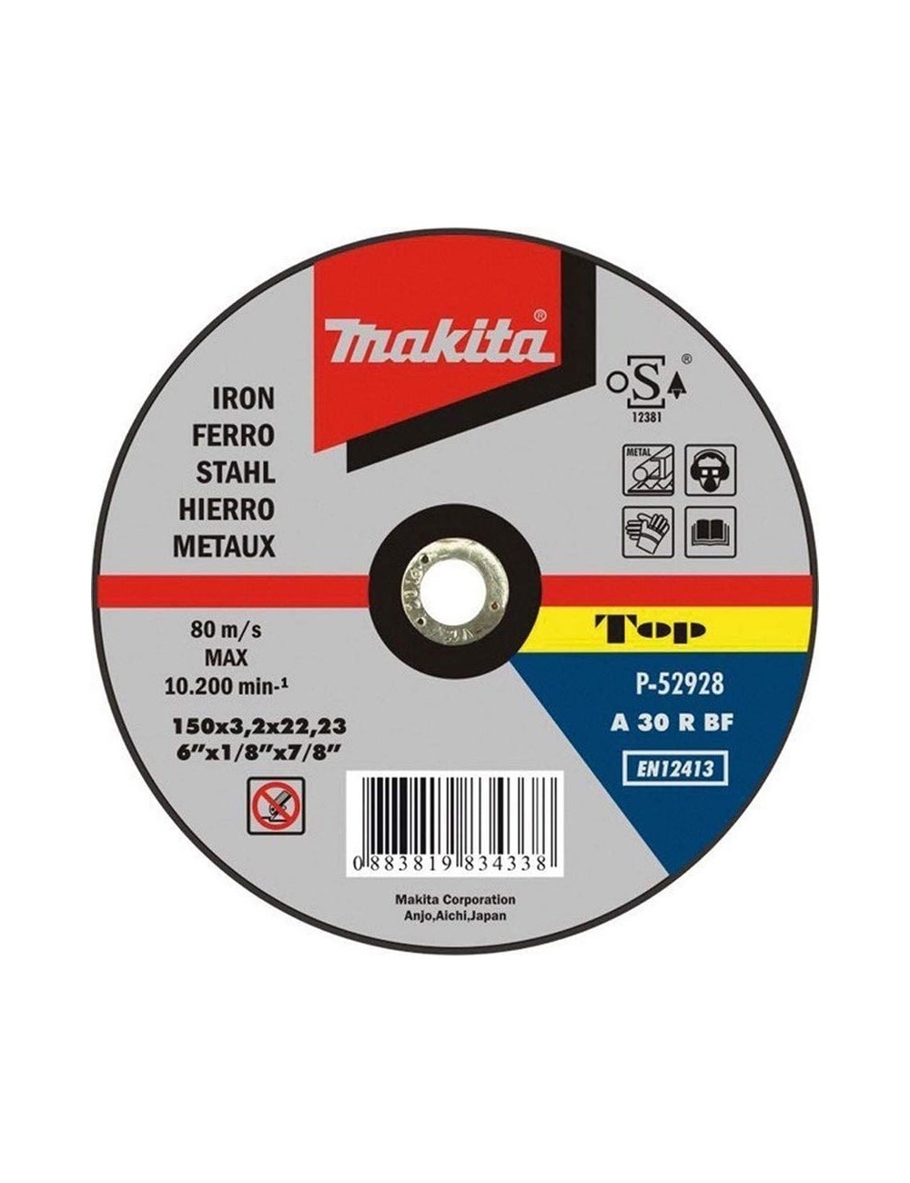 MAKITA P-52180 DISCO DE CORTE METAL 125MM