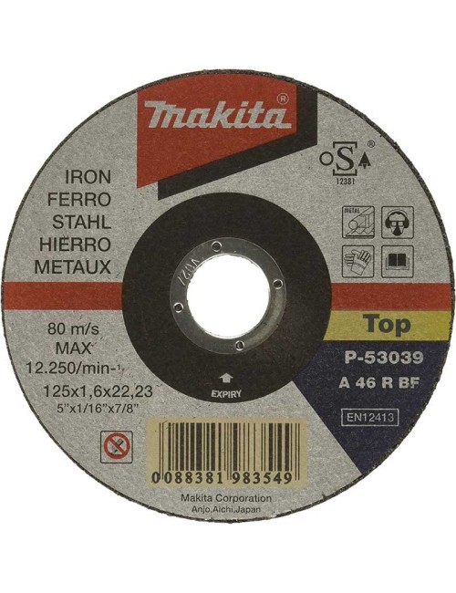 MAKITA P-53039 DISCO DE CORTE EXTRAFINO METAL 125MM