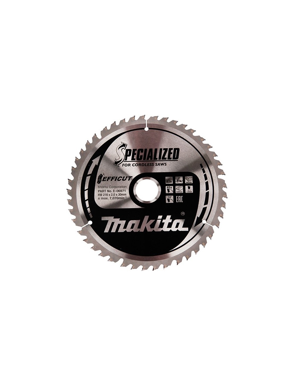 MAKITA E-06971 DISCO HM 216/30/45D EFFICUT
