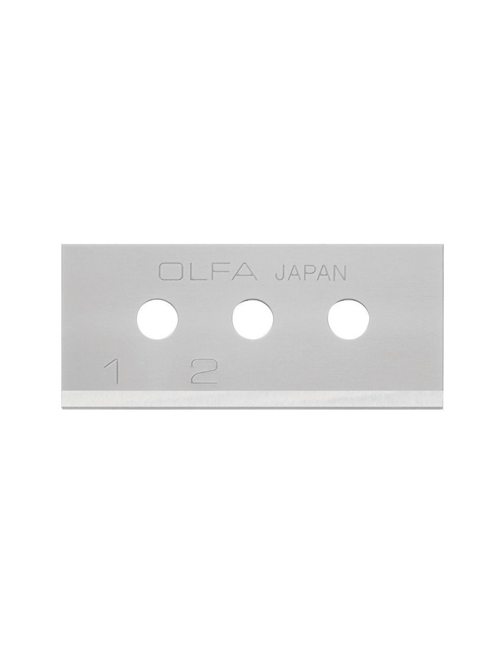 OLFA SKB-10/10B PACK DE 10 CUCHILLAS RECTANGULAR 40X17,8X0,4 MM PLATEADAS