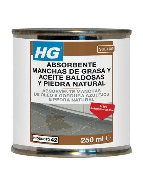 HG ABSORBE MANCHAS DE GRASA Y ACEITE