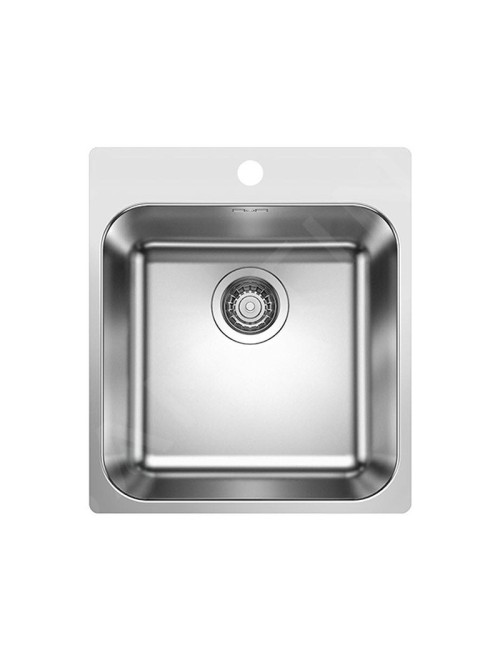 BLANCO SUPRA 400-IF FREGADERO BAJO ENCIMERA CON VÁLVULA MANUAL