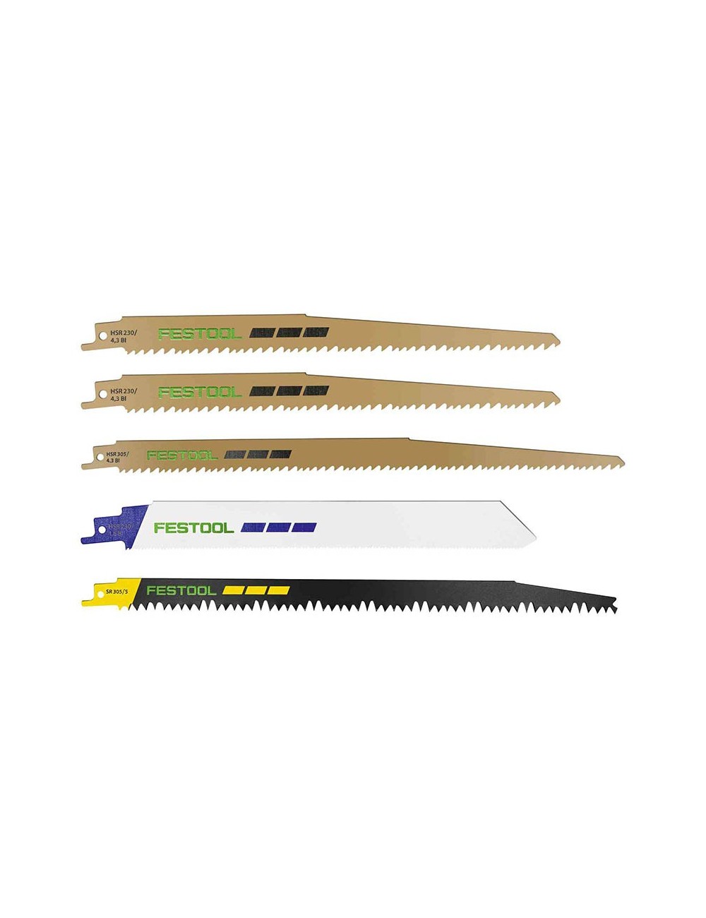 FESTOOL RS-Sort/5 KIT DE HOJAS PARA SIERRA DE SABLE