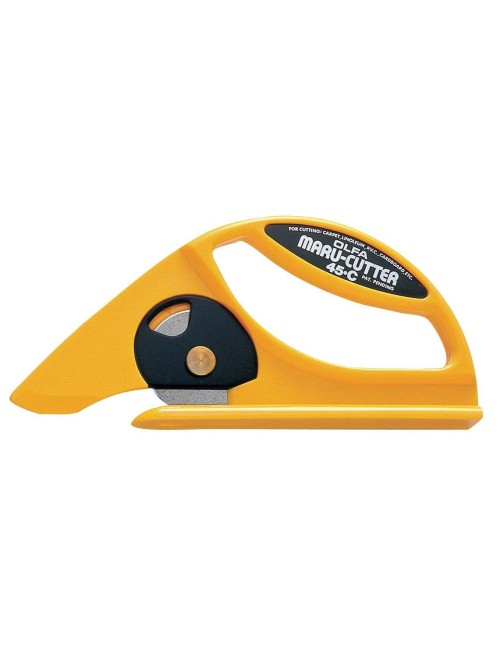 OLFA 45-C CÚTER PARA MOQUETAS, ALFOMBRAS Y PLACHAS DE GOMA CON CUCHILLA CIRCULAR DE 45 MM