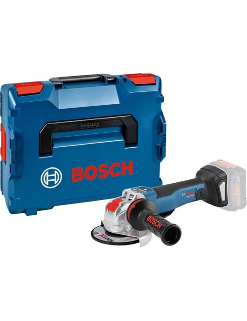 BOSCH GWX18V-10PSC MINIAMOLADORA X-LOCK 125MM A BATERÍA 18V (BATERÍA Y CARGADOR  NO INCLUIDOS)