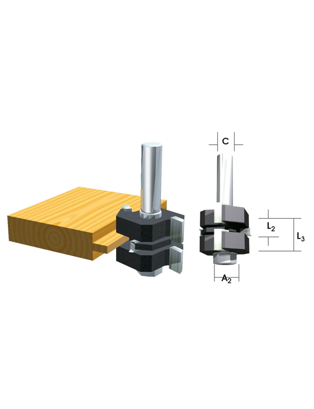 MAKITA D-12027 FRESA MACHI-HEMBRADORA (MACHO) MAKITA D-12027 FRESA MACHI-HEMBRADORA (MACHO)