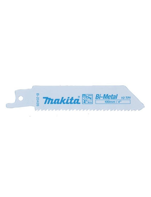 MAKITA B-20426 SIERRA DE SABLE 100MM PARA MADERA Y METAL 10TPI 5PCS