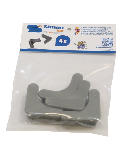 BLISTER 4 PIES P/35 GRIS