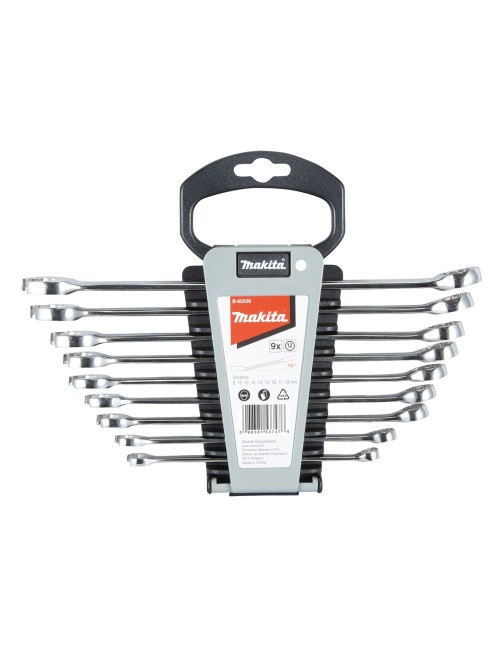 MAKITA B-65539 JUEGO LLAVES FIJAS DOBLES (9PCS)