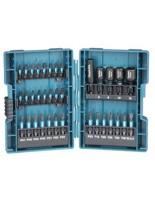 MAKITA B-66880 ESTUCHE DE PUNTAS Y LLAVES DE VASO SERIE BLACK 35PCS
