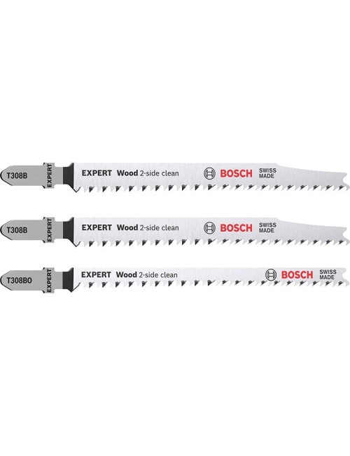 BOSCH SETS DE HOJAS EXPERT 'WOOD 2-SIDE CLEAN'PARA SIERRAS DE CALAR