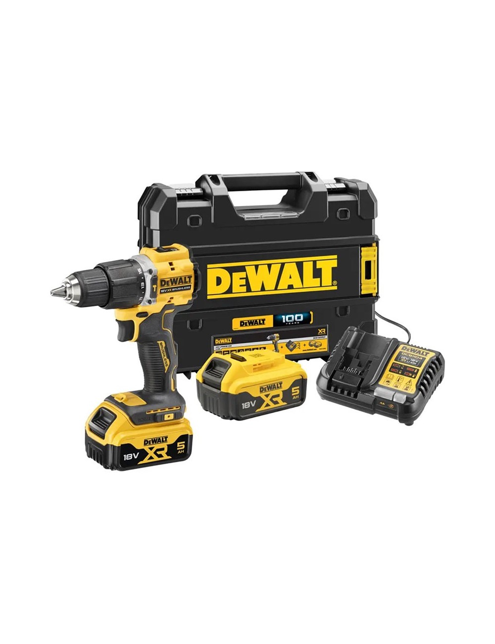 DEWALT DCD100YP2T-QW TALADRO PERCUTOR SIN ESCOBILLAS XR 18V DEWALT DCD100YP2T-QW TALADRO PERCUTOR SIN ESCOBILLAS XR 18V