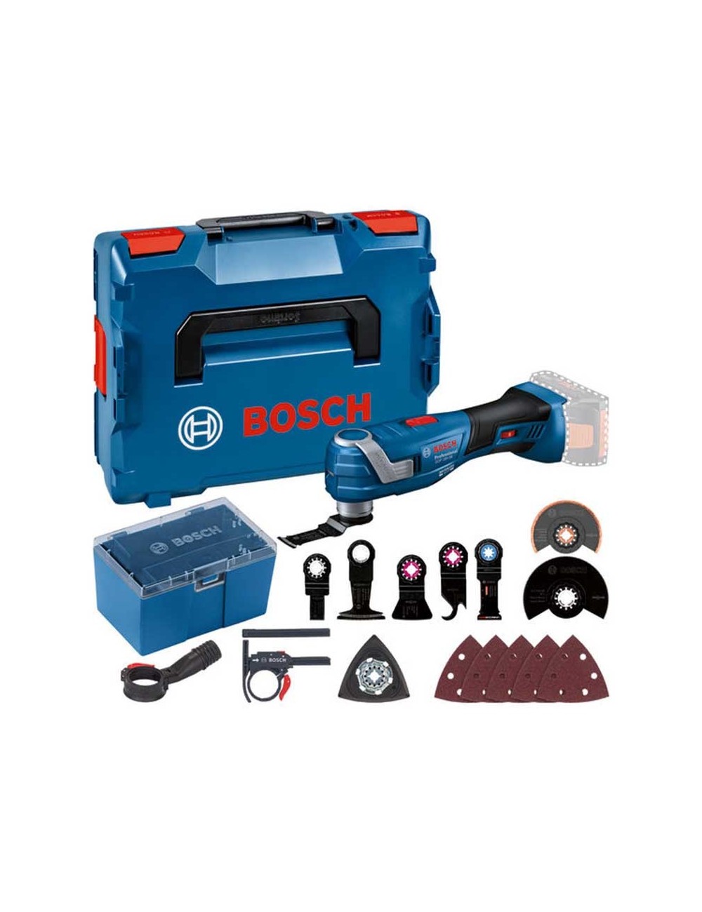 MULTIHERRAMIENTA A BATERIA BOSCH GOP 18V-34 CON ACCESORIOS