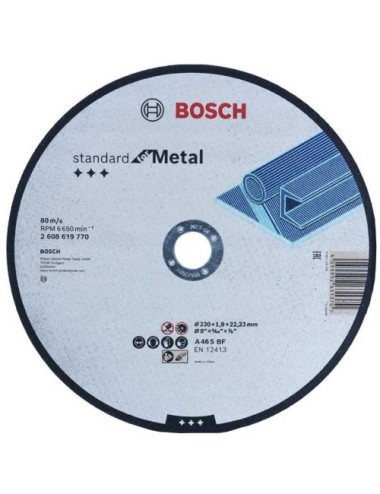 DISCO CORTE STANDARD FOR METAL 230X1,9