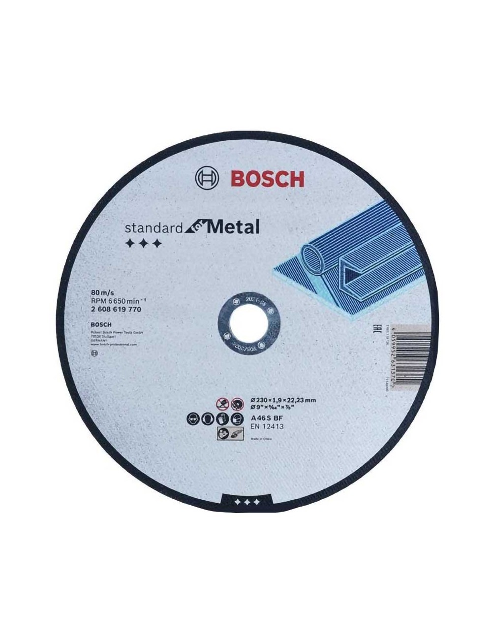 DISCO CORTE STANDARD FOR METAL 230X1,9