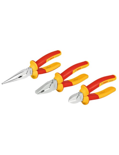 BOSCH SET 3 ALICATES AISLADOS VDE