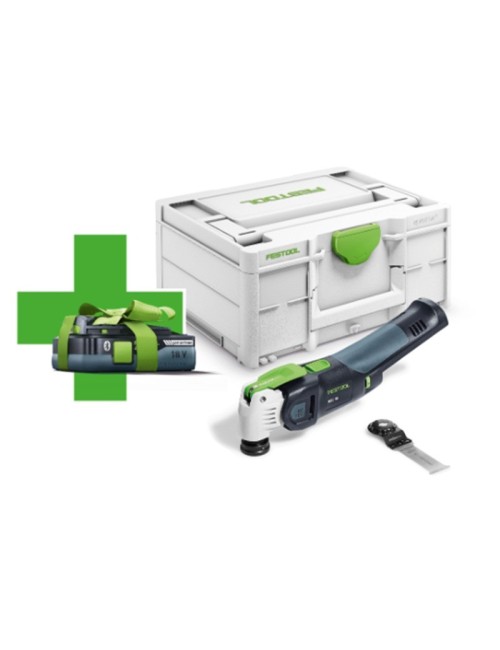 MULTIHERRAMIENTA A BATERIA FESTOOL OSC 18 E-BASIC-4,0 VECTURO