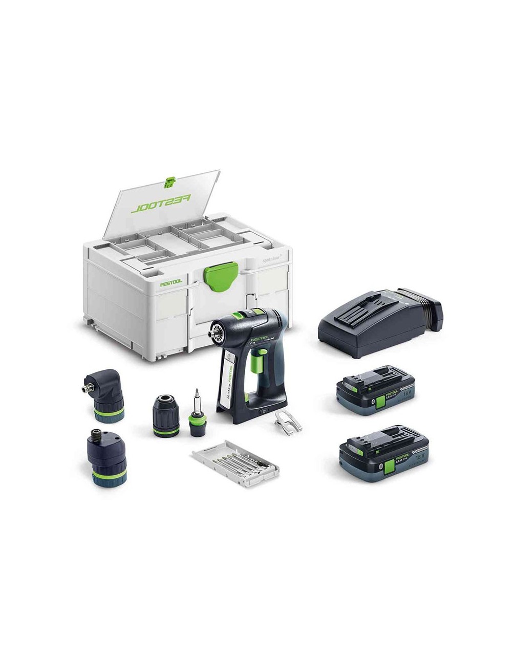 TALADRO ATORNILLADOR A BATERÍA C 18 HPC 4,0 I-SET FESTOOL TALADRO ATORNILLADOR A BATERÍA C 18 HPC 4,0 I-SET FESTOOL