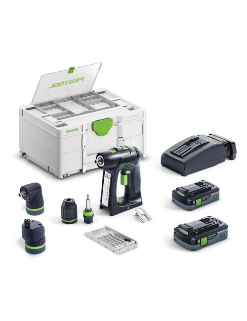 TALADRO ATORNILLADOR A BATERÍA C 18 HPC 4,0 I-SET FESTOOL