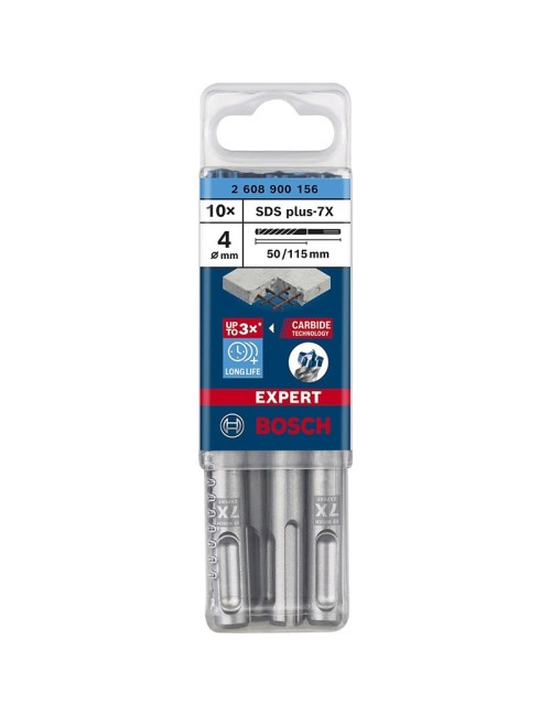 BOSCH SET 10  BROCAS EXPERT SDS PLUS-7X PARA MARTILLOS PERFORADORES