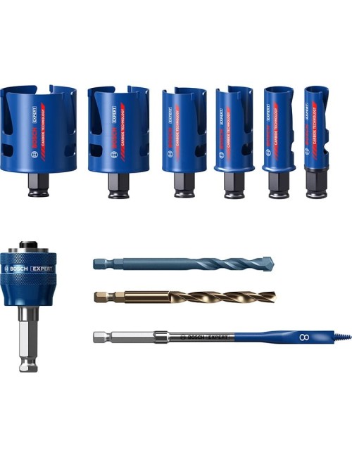 BOSCH SETS DE SIERRAS DE CORONA EXPERT CONSTRUCTION MATERIAL PARA TALADROS/ATORNILLADORES DE IMPACTO