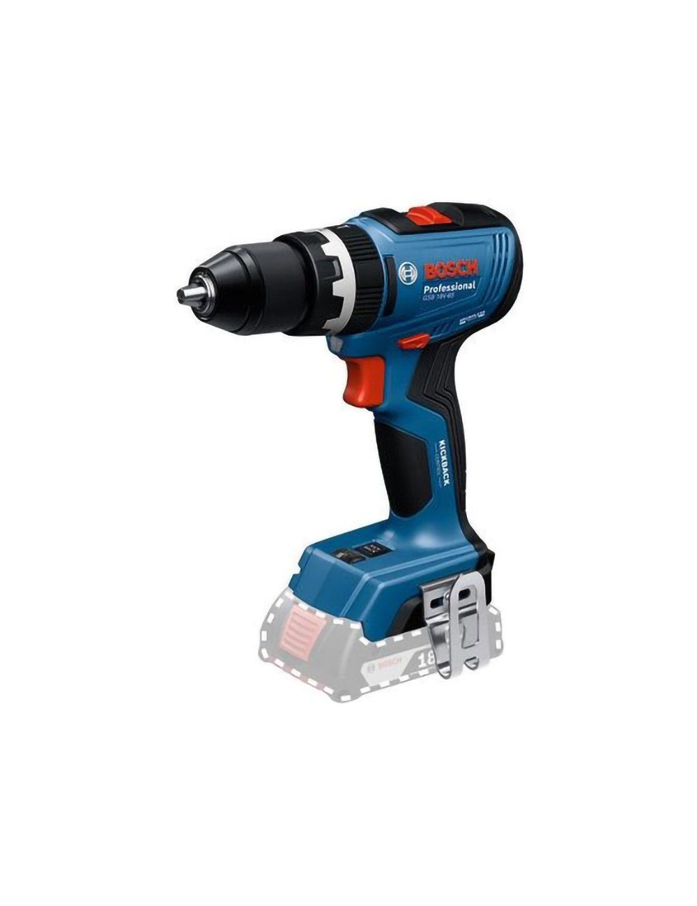 TALADRO PERCUTOR A BATERIA BOSCH GSB 18V-65