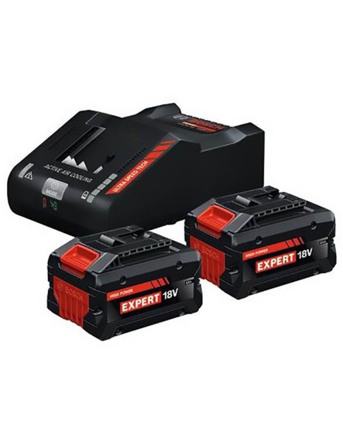BOSCH SET EXPERT 2 BATERÍAS EXBA18V-80 + CARGADOR EXAL18V-160