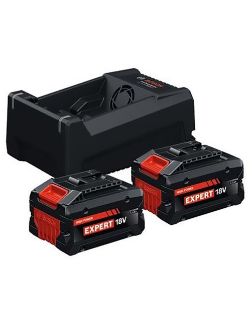 BOSCH SET EXPERT 2 BATERÍAS EXBA18V-55 + CARGADOR GAL12V/18V-80