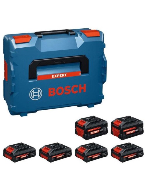 BOSCH SET EXPERT 4 BATERÍAS EXBA18V-40 + 2 BATERÍAS EXBA18V-80