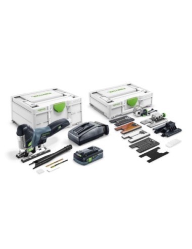 SIERRA DE CALAR A BATERIA FESTOOL PSC 420 HPC4,0 EBI-SET CARVEX