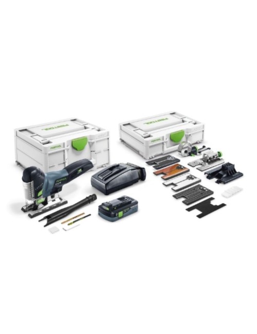 SIERRA DE CALAR A BATERIA FESTOOL PSC 420 HPC4,0 EBI-SET CARVEX