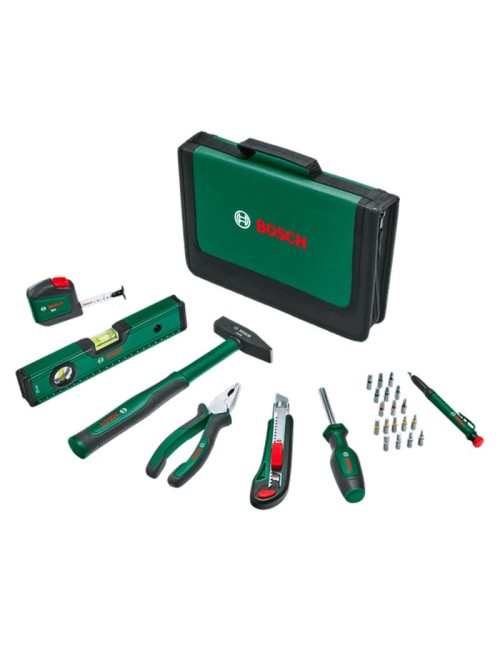 BOSCH JUEGO DE HERRAMIENTAS MANUALES UNIVERSAL HAND TOOL SET 25 PIEZAS