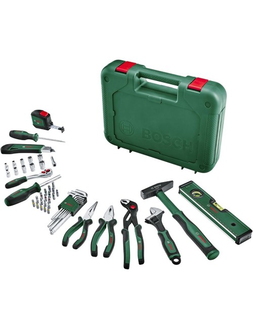 BOSCH SET DE HERRAMIENTAS DE MANO AVANZADO 52 PIEZAS